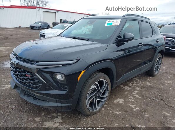 KL79MUSL0SB009845 2025 CHEVROLET TRAILBLAZER Черный Передняя левая четверть