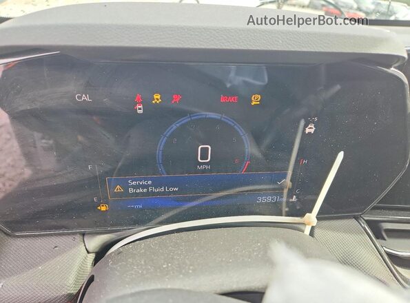 KL79MUSL3RB159460 2024 CHEVROLET TRAILBLAZER Белый Вид щитка приборов
