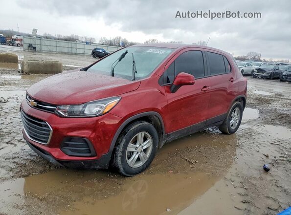 KL7CJKSB0MB319653 2021 CHEVROLET TRAX Maroon Przód lewy