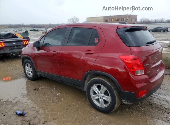 KL7CJKSB0MB319653 2021 CHEVROLET TRAX Maroon Tył lewy