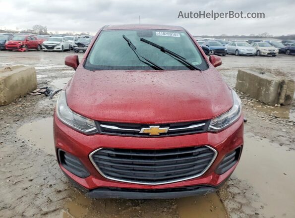 KL7CJKSB0MB319653 2021 CHEVROLET TRAX Maroon Widok z przodu