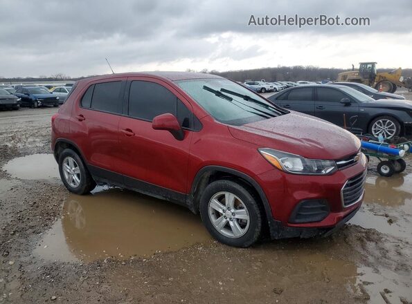 KL7CJKSB0MB319653 2021 CHEVROLET TRAX Maroon Przód prawy