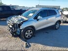 2020 Chevrolet Trax Fwd Ls Silver vin: KL7CJKSB2LB030577