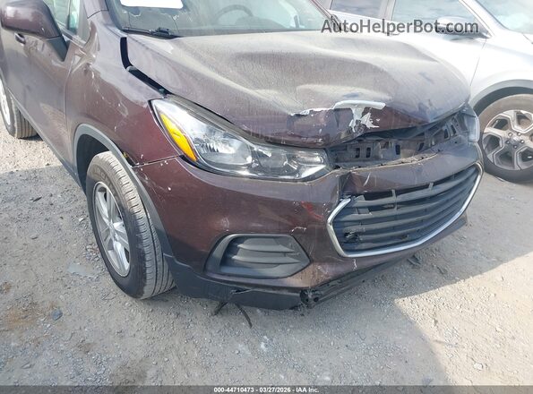 KL7CJKSB2LB331477 2020 CHEVROLET TRAX Бордовый Вид спереди