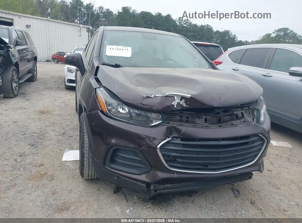KL7CJKSB2LB331477 2020 CHEVROLET TRAX Бордовый Передняя правая четверть