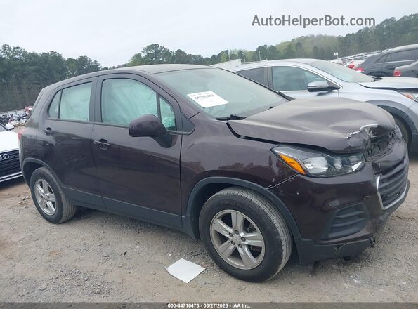 KL7CJKSB2LB331477 2020 CHEVROLET TRAX Бордовый Вид задней части салона