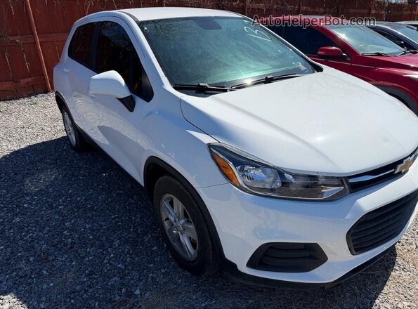 KL7CJKSB3MB302927 2021 CHEVROLET TRAX Белый Передняя левая четверть