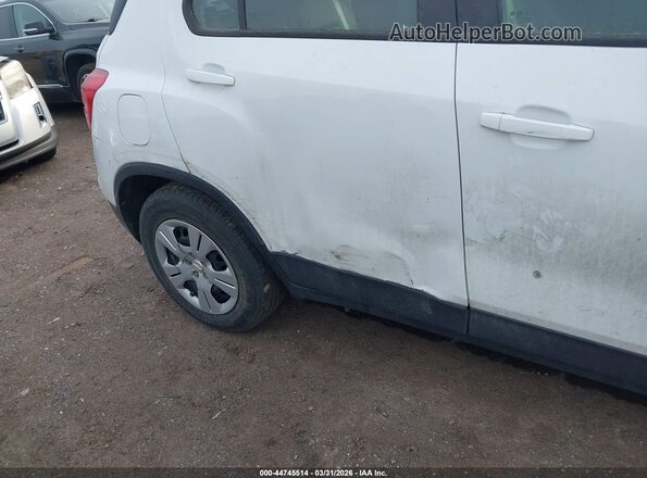KL7CJKSB6JB721639 2018 CHEVROLET TRAX Белый Вид щитка приборов