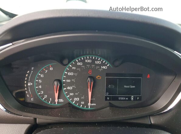 KL7CJKSBXMB334225 2021 CHEVROLET TRAX Серый Вид щитка приборов