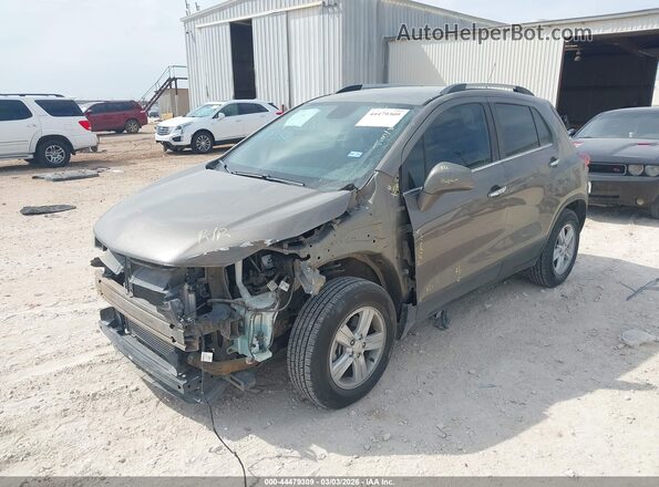 KL7CJLSB2LB350195 2020 CHEVROLET TRAX Gray Առջևի ձախ երեք քառորդ տեսարան