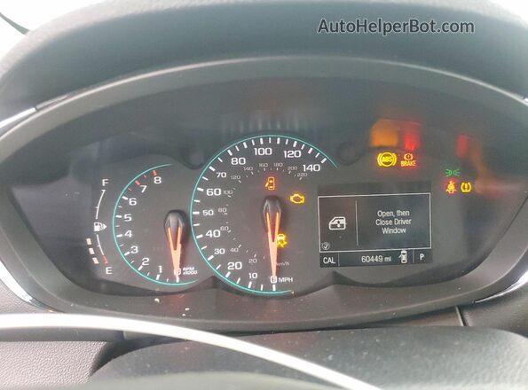 KL7CJLSB4MB338504 2021 CHEVROLET TRAX Blue Вид щитка приладів