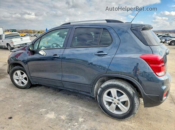 KL7CJLSB8MB343818 2021 CHEVROLET TRAX Blue Tył lewy