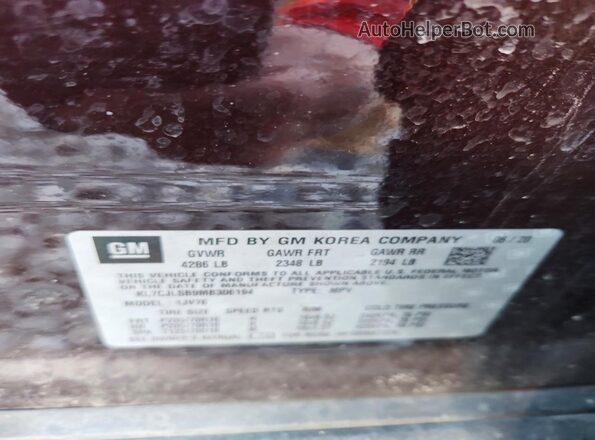 KL7CJLSB9MB306194 2021 CHEVROLET TRAX Черный Вид подкапотного пространства