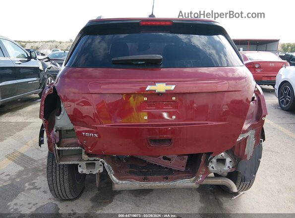 KL7CJLSM2NB568853 2022 CHEVROLET TRAX Бордовый Вид спереди
