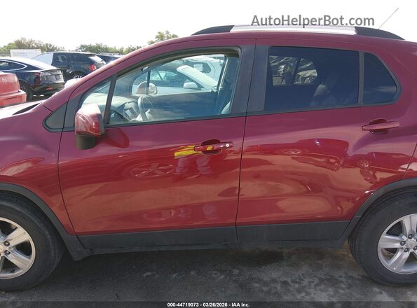 KL7CJLSM2NB568853 2022 CHEVROLET TRAX Бордовый 