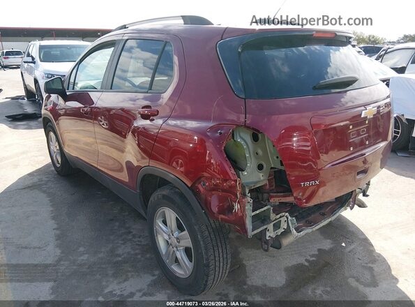 KL7CJLSM2NB568853 2022 CHEVROLET TRAX Бордовый Задняя левая четверть
