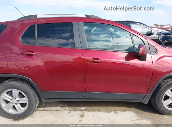 KL7CJLSM2NB568853 2022 CHEVROLET TRAX Бордовый Панорамный вид салона 360°