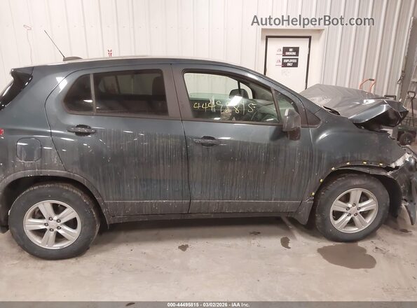 KL7CJNSB4MB337915 2021 CHEVROLET TRAX Синий Вид задней части салона