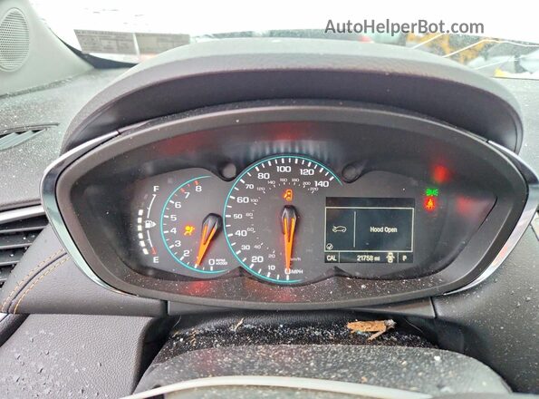 KL7CJNSB8HB258155 2017 CHEVROLET TRAX Белый Вид щитка приборов