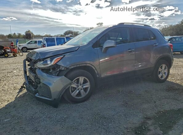KL7CJPSB2KB743118 2019 CHEVROLET TRAX Серебряный Передняя левая четверть