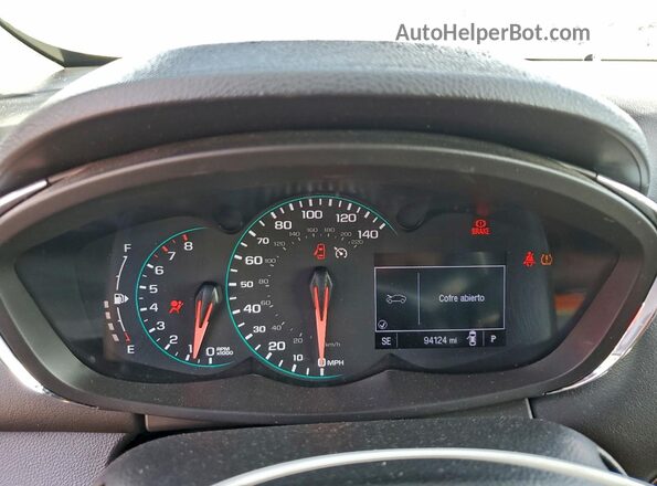 KL7CJPSB2KB743118 2019 CHEVROLET TRAX Серебряный Вид щитка приборов