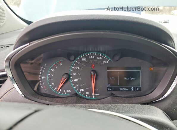 KL7CJPSB2MB358743 2021 CHEVROLET TRAX Blue Vista del cuadro de instrumentos