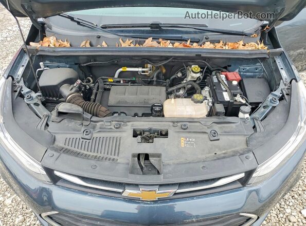 KL7CJPSB2MB358743 2021 CHEVROLET TRAX Blue Vista del compartimento del motor