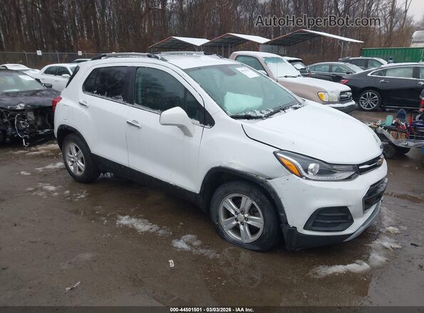 KL7CJPSB3KB828789 2019 CHEVROLET TRAX Белый Передняя правая четверть