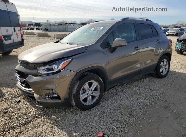 KL7CJPSM3NB531317 2022 CHEVROLET TRAX Коричневый Передняя левая четверть
