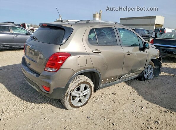 KL7CJPSM3NB531317 2022 CHEVROLET TRAX Коричневый Задняя правая четверть