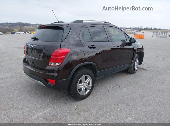 KL7CJPSM9NB530463 2022 CHEVROLET TRAX Фиолетовый Задняя правая четверть