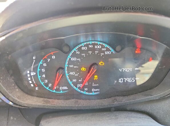 KL8CA6SA0GC584632 2016 CHEVROLET SPARK Серебряный Вид щитка приборов