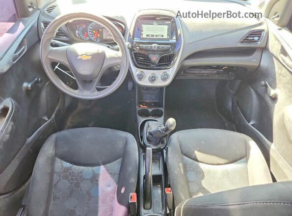 KL8CA6SA0GC584632 2016 CHEVROLET SPARK Серебряный Вид панели приборов