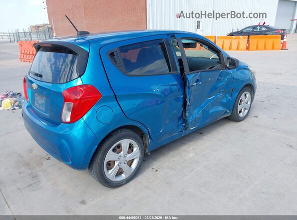 KL8CB6SA0KC707237 2019 CHEVROLET SPARK Бирюзовый Задняя правая четверть