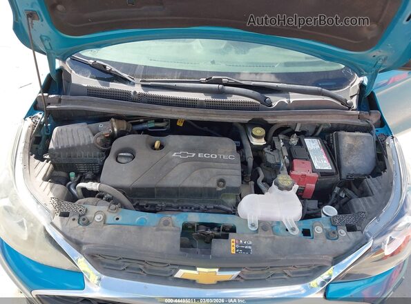 KL8CB6SA0KC707237 2019 CHEVROLET SPARK Бирюзовый Вид сзади
