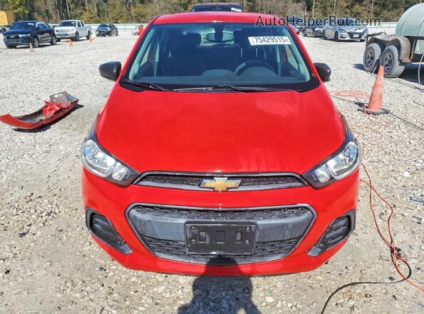 KL8CB6SA1HC822759 2017 CHEVROLET SPARK Красный Вид спереди