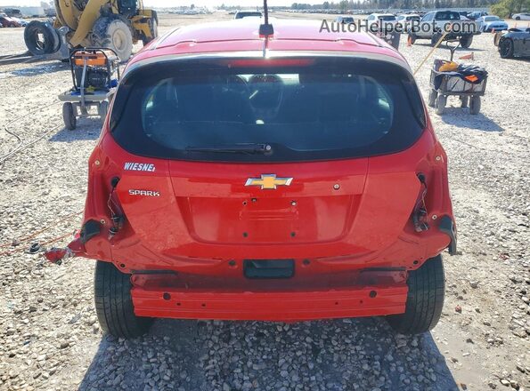 KL8CB6SA1HC822759 2017 CHEVROLET SPARK Красный Вид сзади
