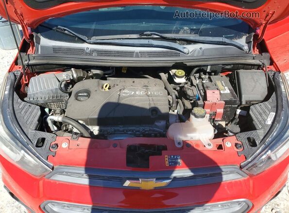 KL8CB6SA1HC822759 2017 CHEVROLET SPARK Красный Вид задней части салона