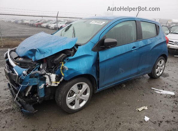 KL8CB6SA1KC720594 2019 CHEVROLET SPARK Blue Przód lewy