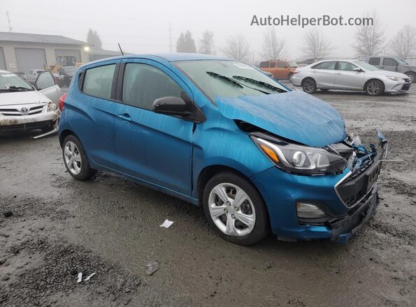 KL8CB6SA1KC720594 2019 CHEVROLET SPARK Blue Przód prawy