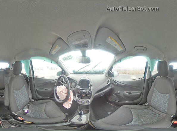 KL8CB6SA1KC720594 2019 CHEVROLET SPARK Blue Widok naklejki z numerem VIN
