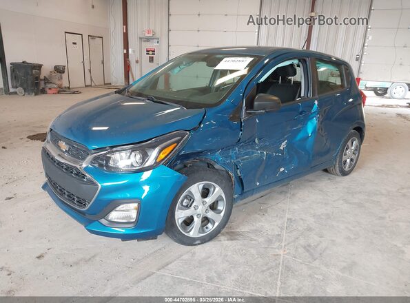 KL8CB6SA1MC736846 2021 CHEVROLET SPARK Синий Передняя левая четверть