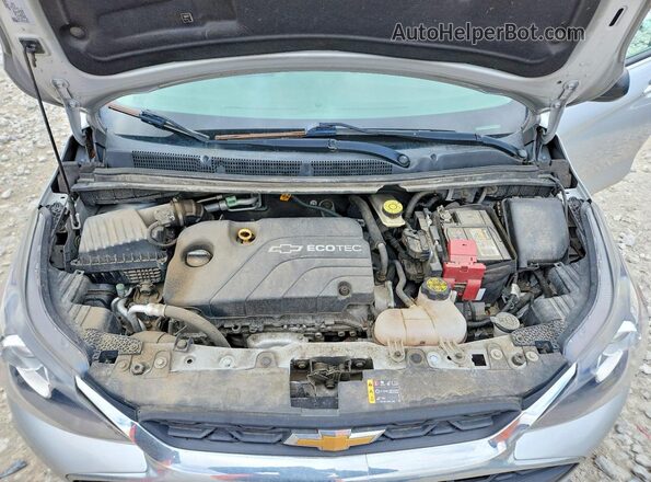 KL8CB6SA3KC815772 2019 CHEVROLET SPARK Серебряный Вид задней части салона