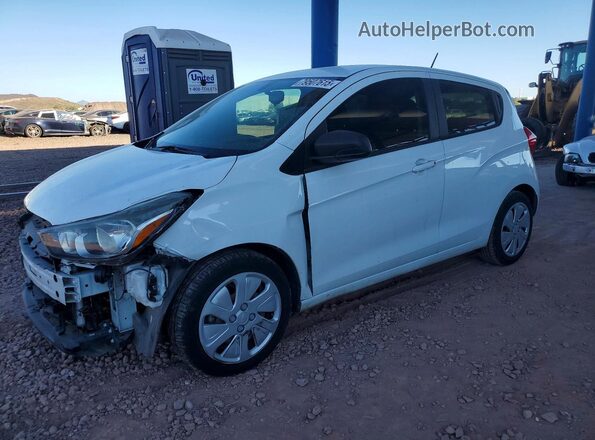 KL8CB6SA5JC420023 2018 CHEVROLET SPARK Белый Передняя левая четверть