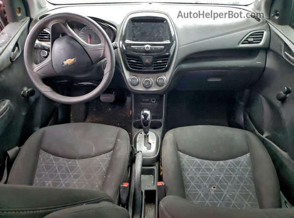 KL8CB6SA5KC725250 2019 CHEVROLET SPARK Фиолетовый Вид панели приборов