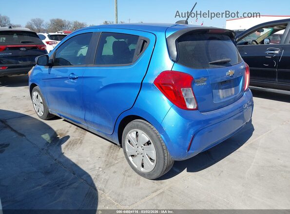 KL8CB6SA6JC469232 2018 CHEVROLET SPARK Синий Задняя левая четверть