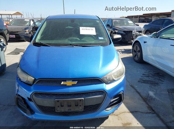 KL8CB6SA6JC469232 2018 CHEVROLET SPARK Синий Вид щитка приборов