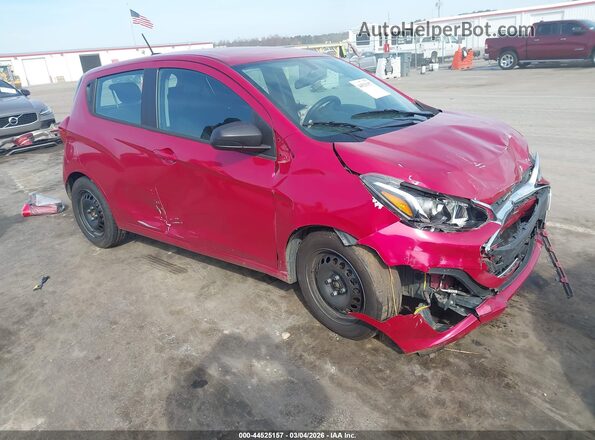 KL8CB6SA6LC473462 2020 CHEVROLET SPARK Красный Передняя правая четверть