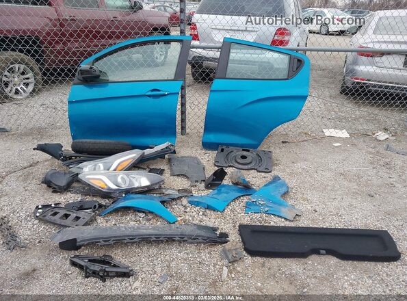 KL8CB6SA7LC467038 2020 CHEVROLET SPARK Blue Widok zestawu wskaźników