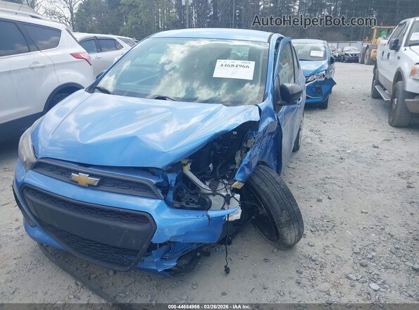 KL8CB6SA9GC573870 2016 CHEVROLET SPARK Синий Передняя левая четверть